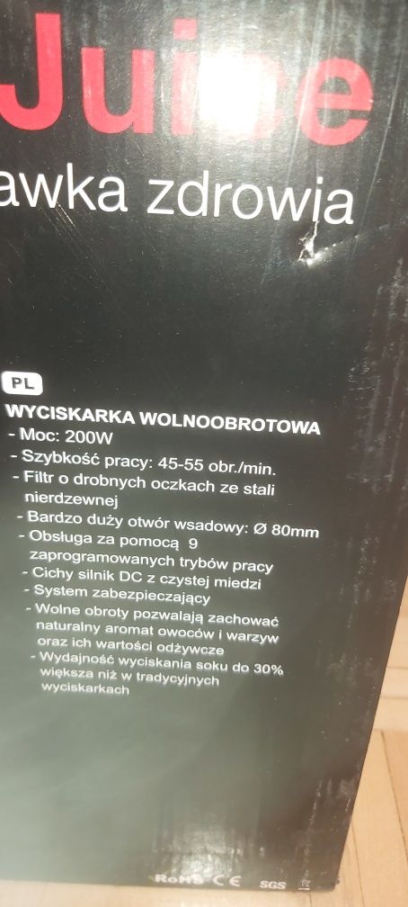Wyciskarka wolnoobrotowa