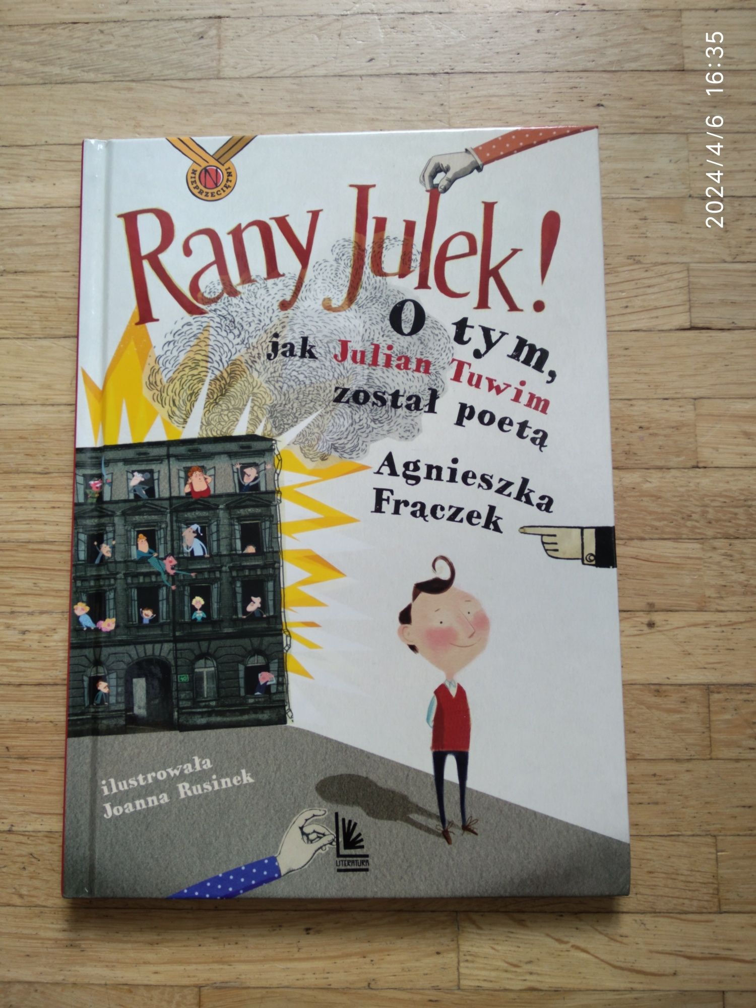 Książka "Rany Julek!-o tym jak Julian Tuwim został poetą" A. Frączek