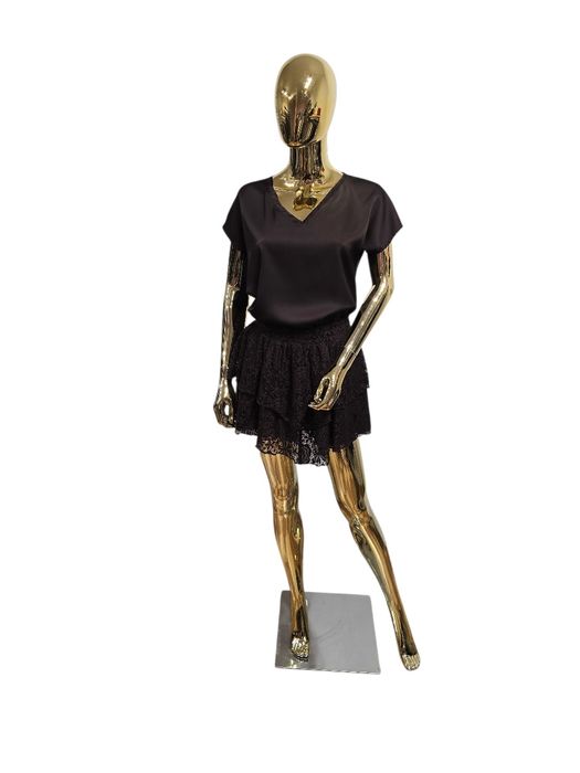 Spódnico-spodenki koronkowe czekoladowe La Milla rozmiar 1