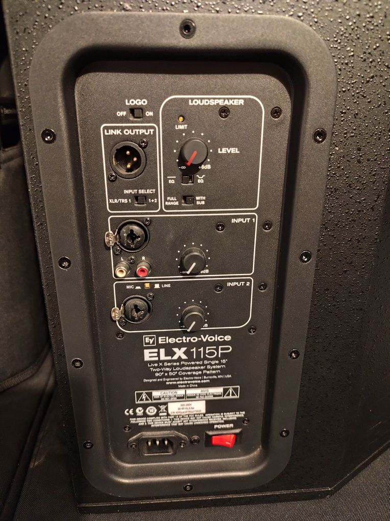 Electro voice zestaw2* ELX 115P I 2*RCF AS 905