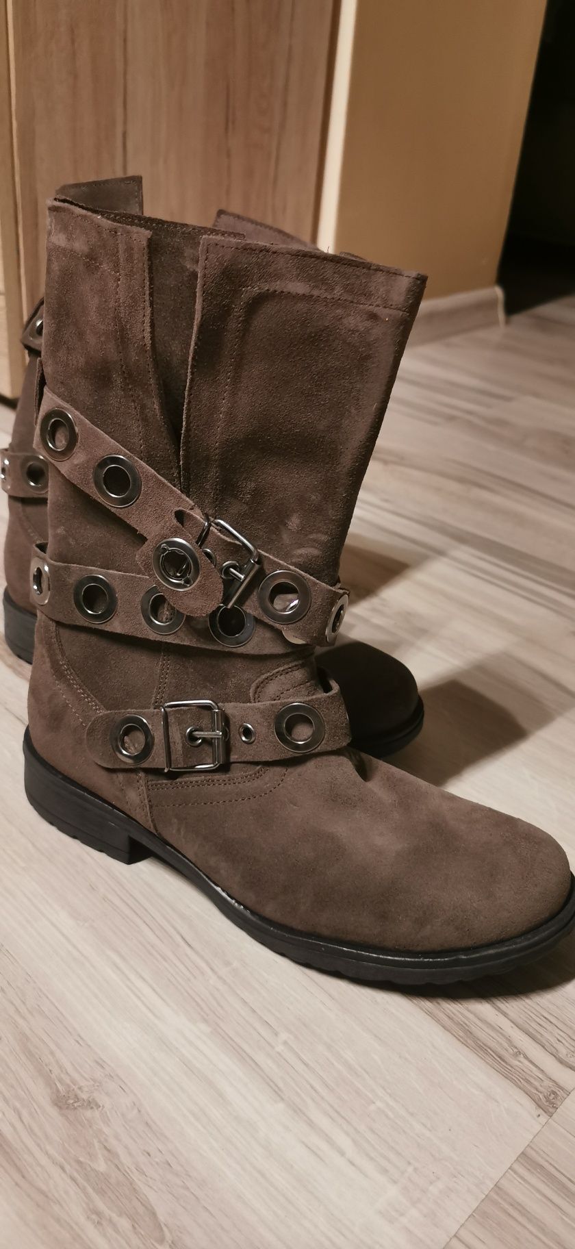 Ręcznie wykonane buty Giulio Santoro by Presto 100% skóra 40 tęgość G