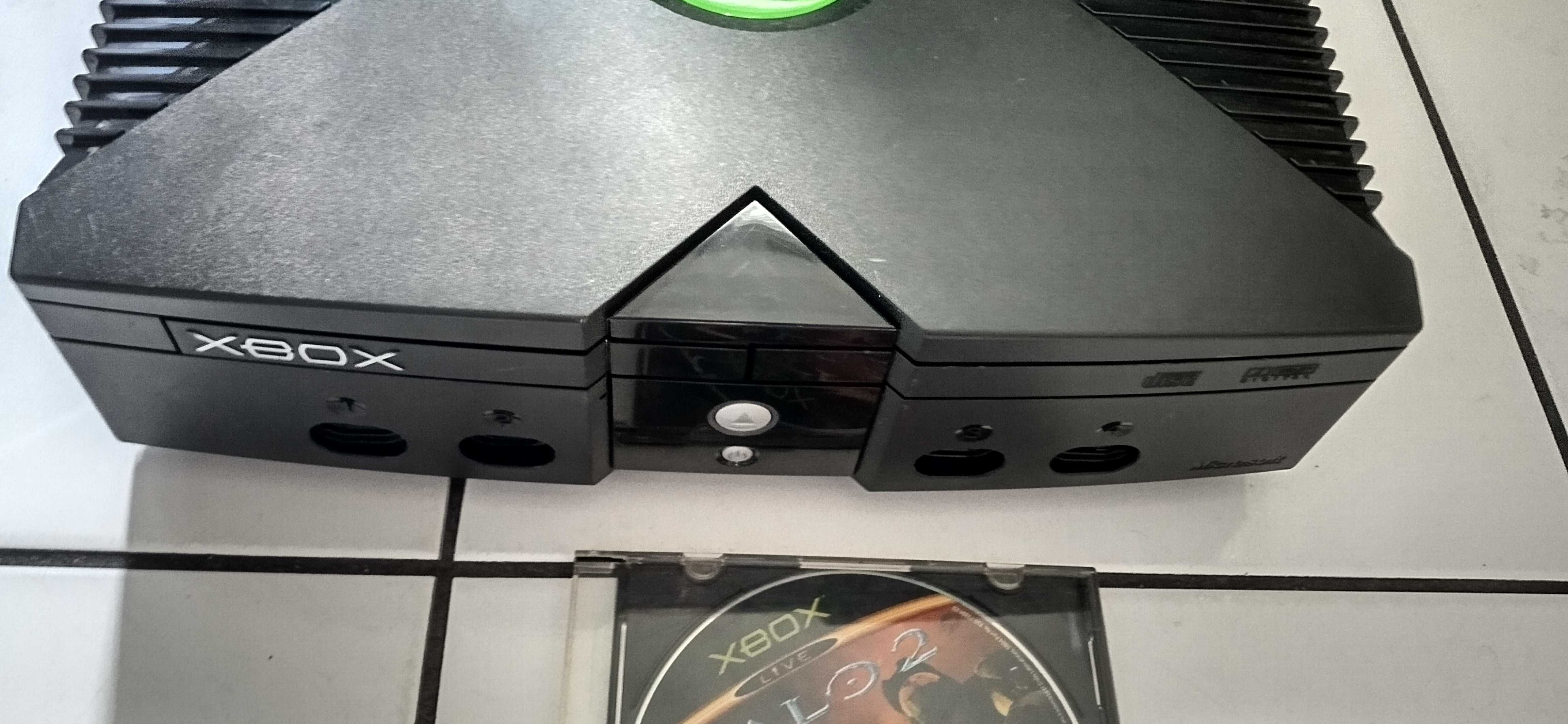Xbox classic pierwsza konsola Microsoft sprawna czyta bdb gry , ładna