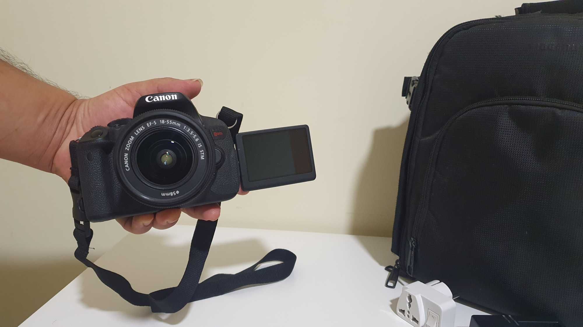 Canon EOS 700D (T5i) + Kit Completo – Pronta para Usar!