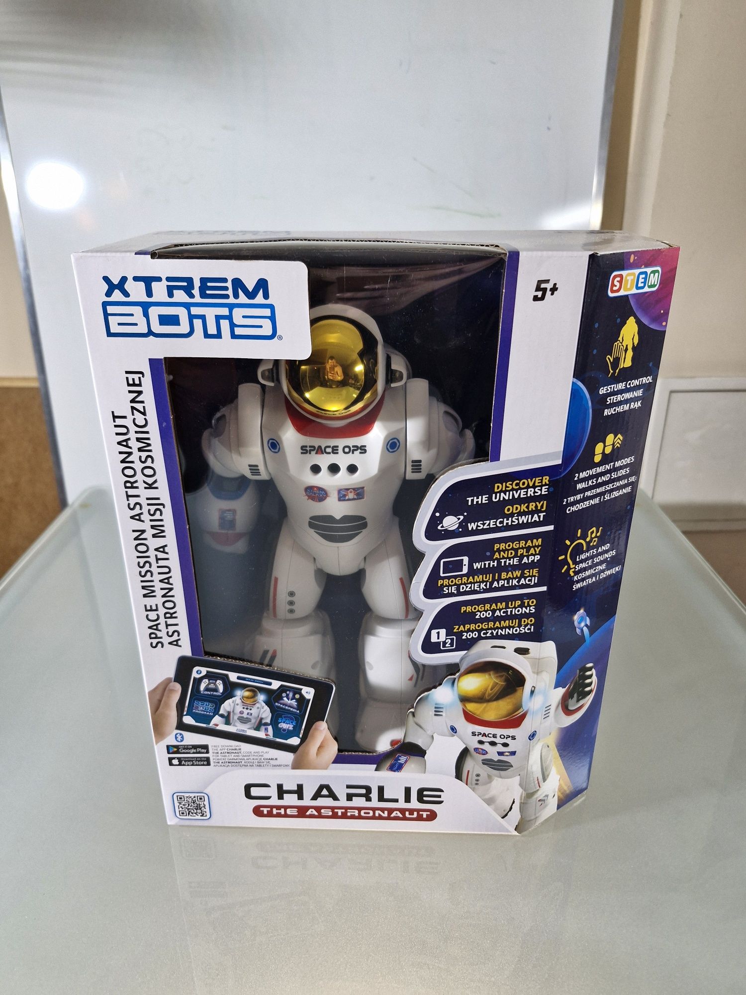 Robot Charlie Astronauta Interaktywny Nauka Programowania