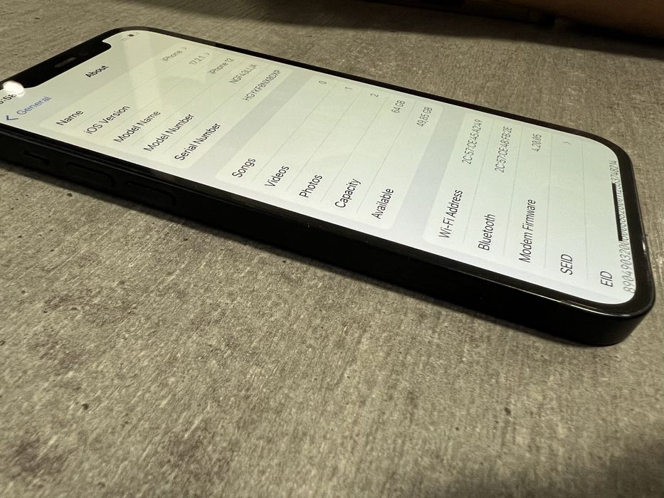 iPhone 12. 64гб. Black. Чорний. Гарантія. З США