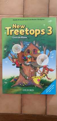 Livro de inglês new treetops 3 completamente novo.