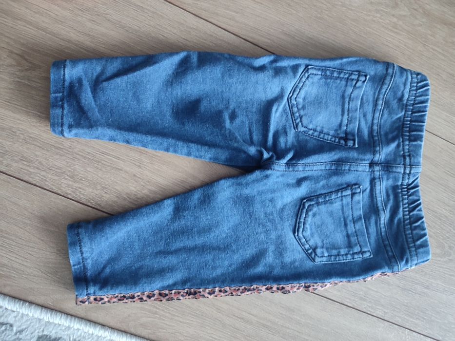 Spodnie niemowlęce panterka