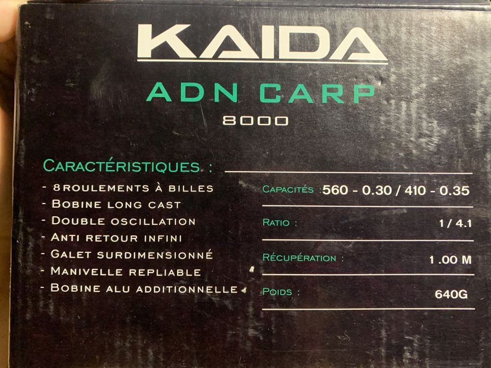 Катушка карпова kaida adn carp 8000