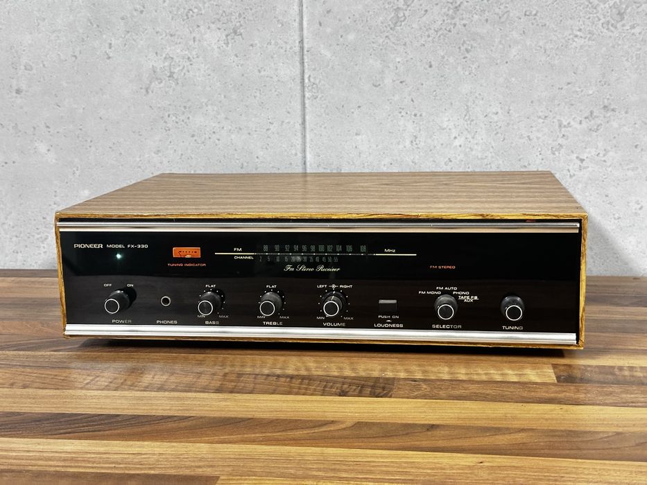 Pioneer FX-330 - amplituner stereo lata 70-te, lampowe brzmienie