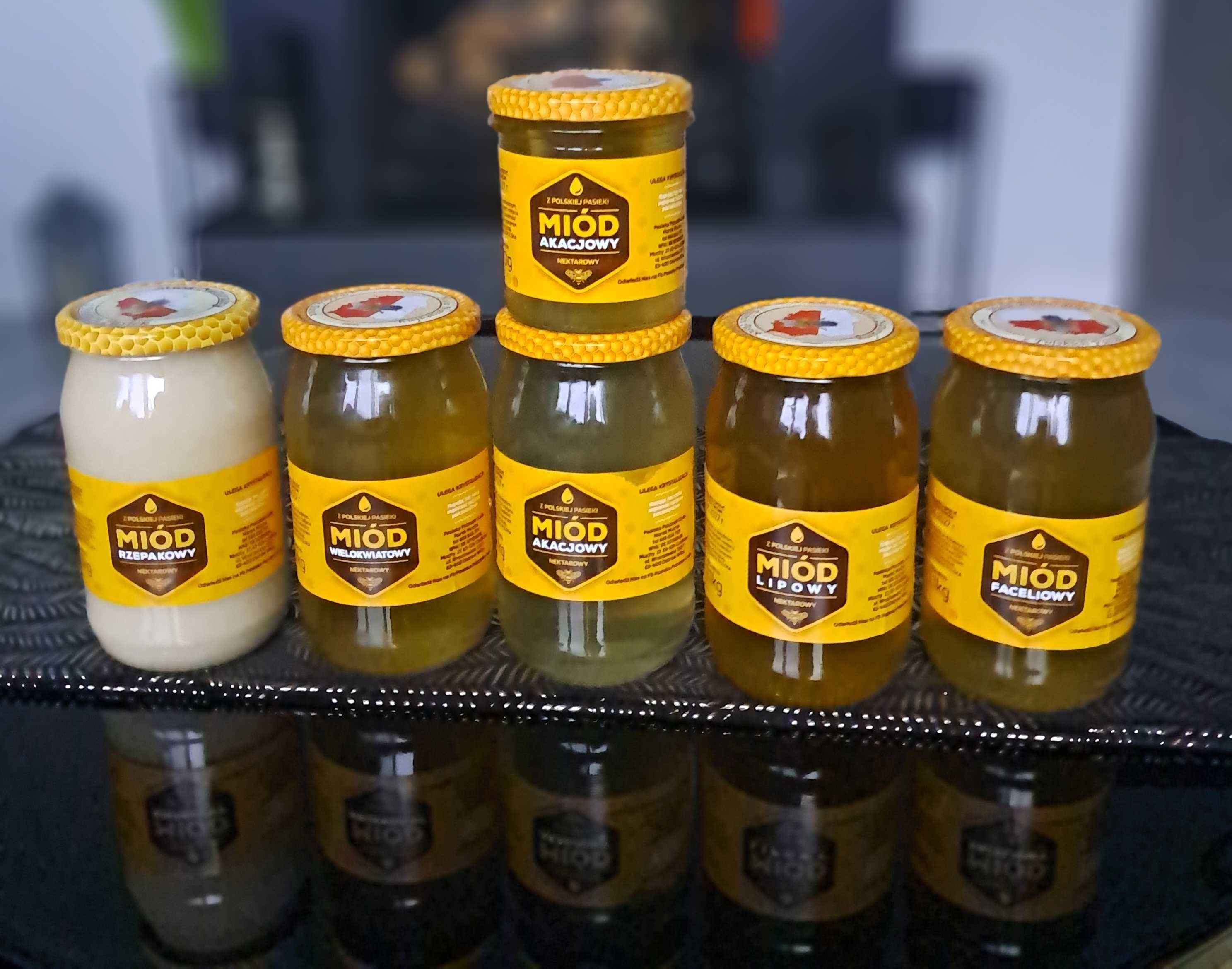 Sprzedaż Miodu 100% naturalnego z własnej pasieki.