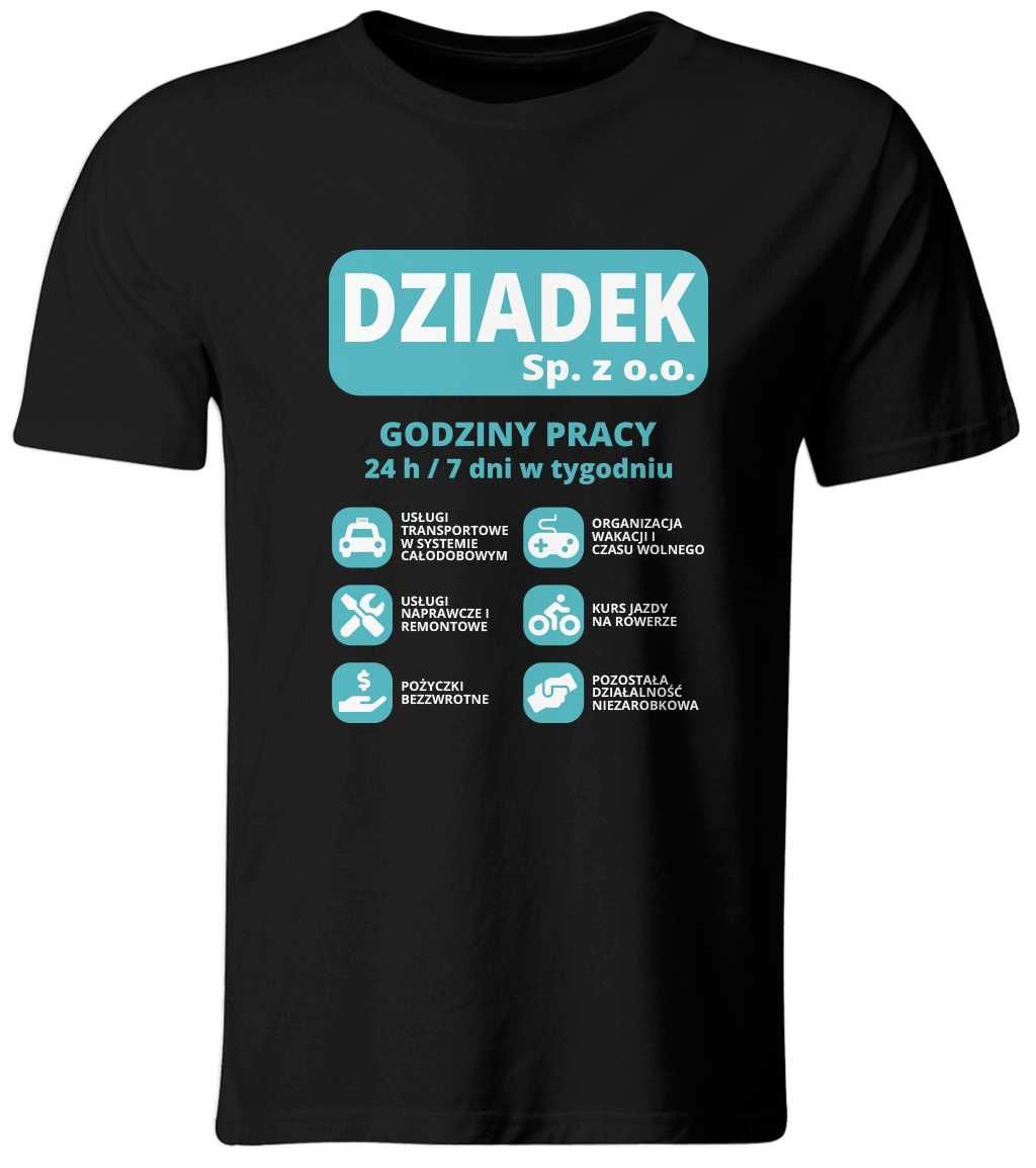 Koszulka Dziadek Sp. Z O.O. Prezent na Dzień Dziadka, roz. XXL (NOWA)