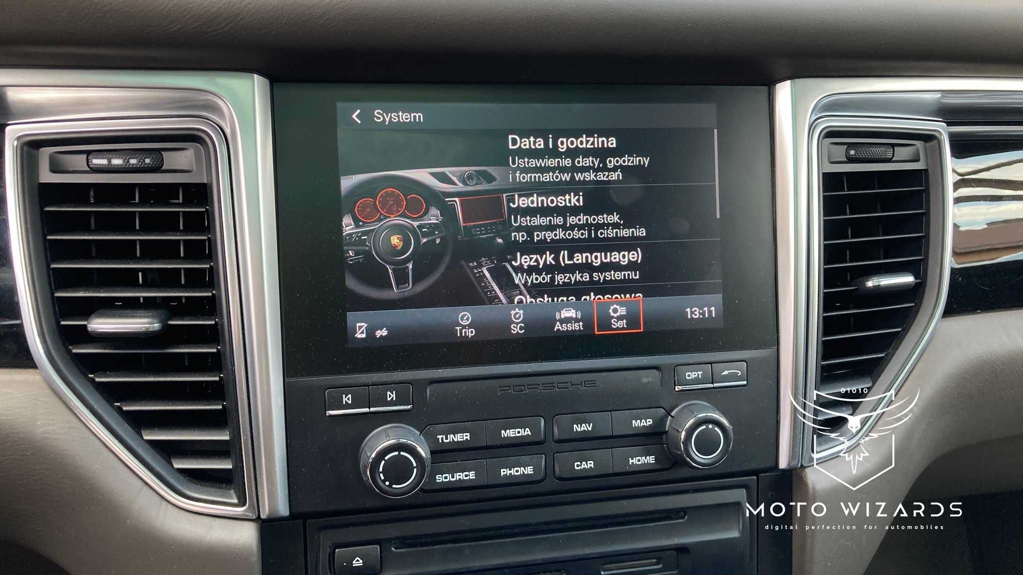 Polskie Menu USA/EU PORSCHE Macan Cayenne Panamera 911 912