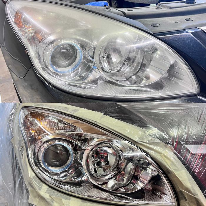 Detaling serwis opon i klimatyzacji regeneracja lamp reflektorów