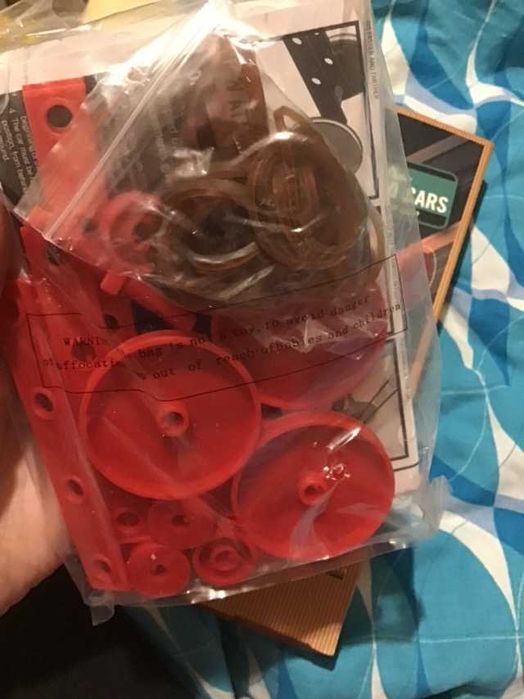 Конструктор guinness world records rubber band cars машина іграшка