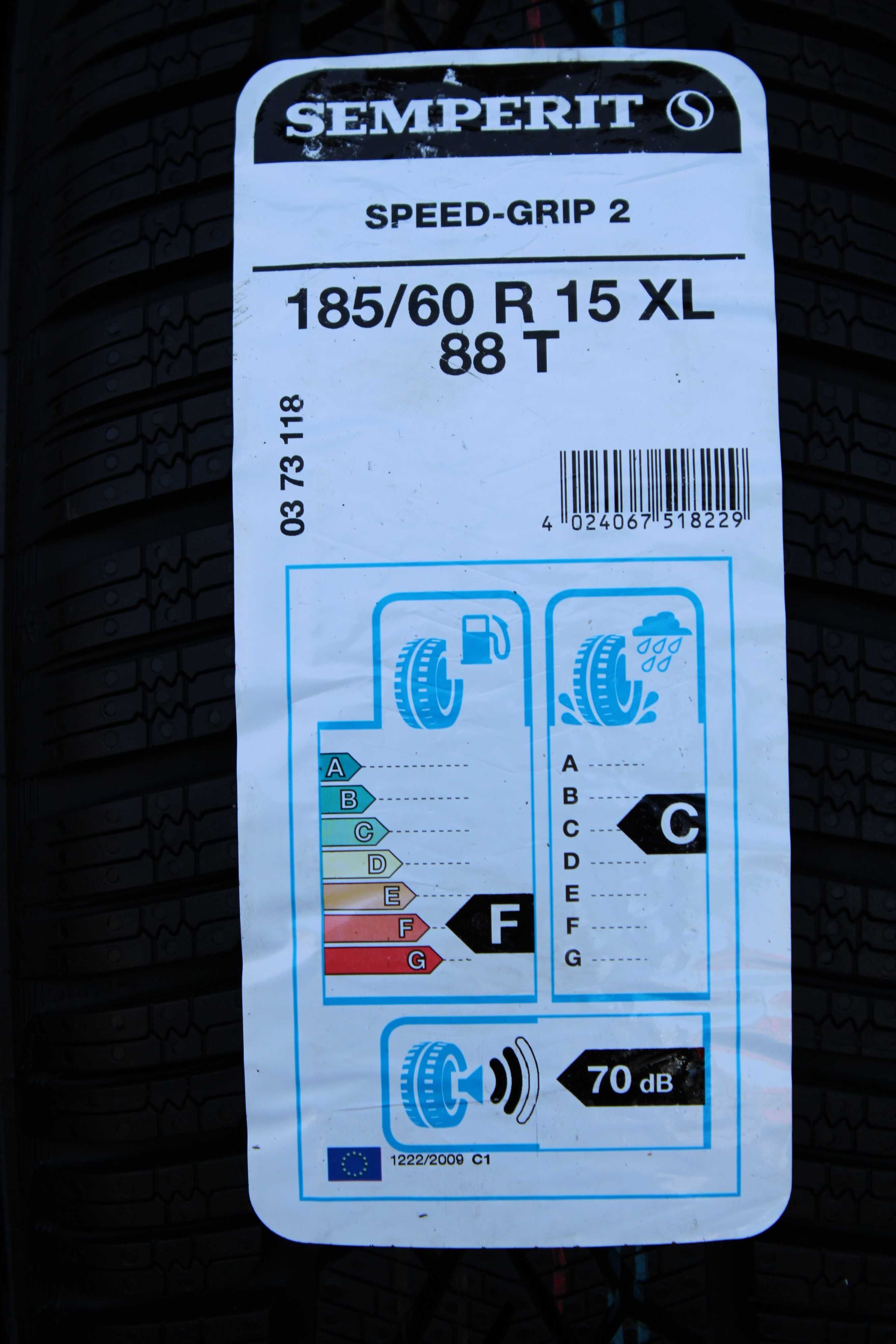 185/60R15 Semperit Speed-Grip 2 88T XL  2018r. NOWE
