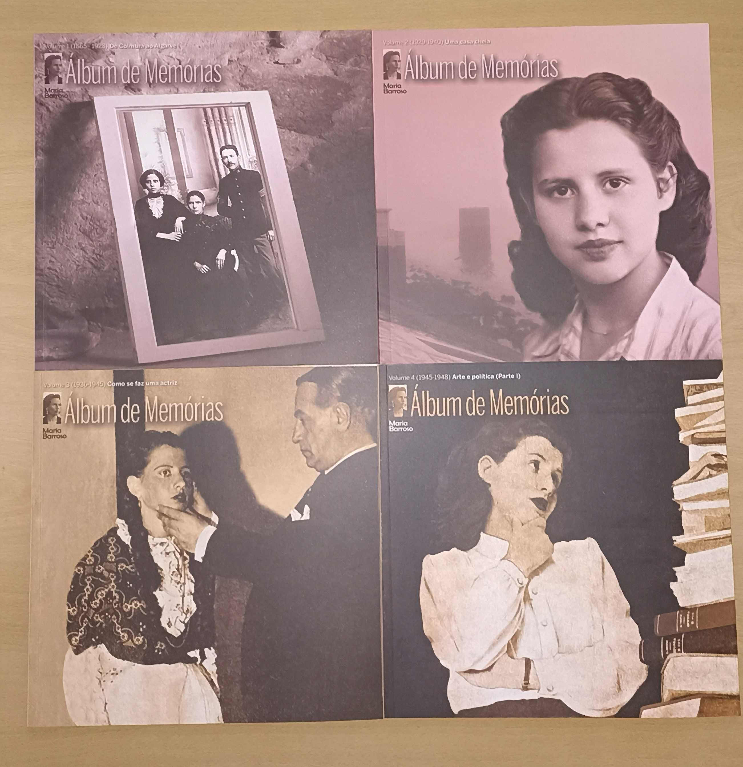Livros "Cartas a Mário Soares" e "Álbum de Memórias" de Maria Barroso