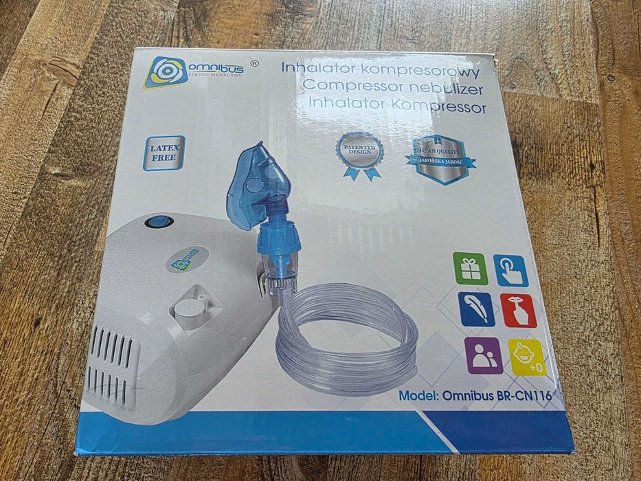 Inhalator / Nebulizator kompresorowy Omnibus BR-CN116 – komplet