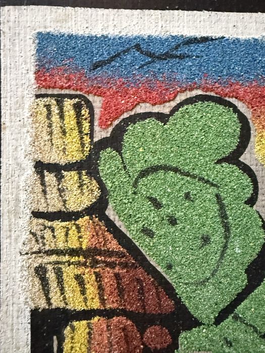 8 Quadros de Arte em Areia de Cabo Verde