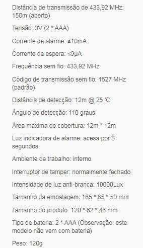 SONOFF PIR 2 - Sensor movimento