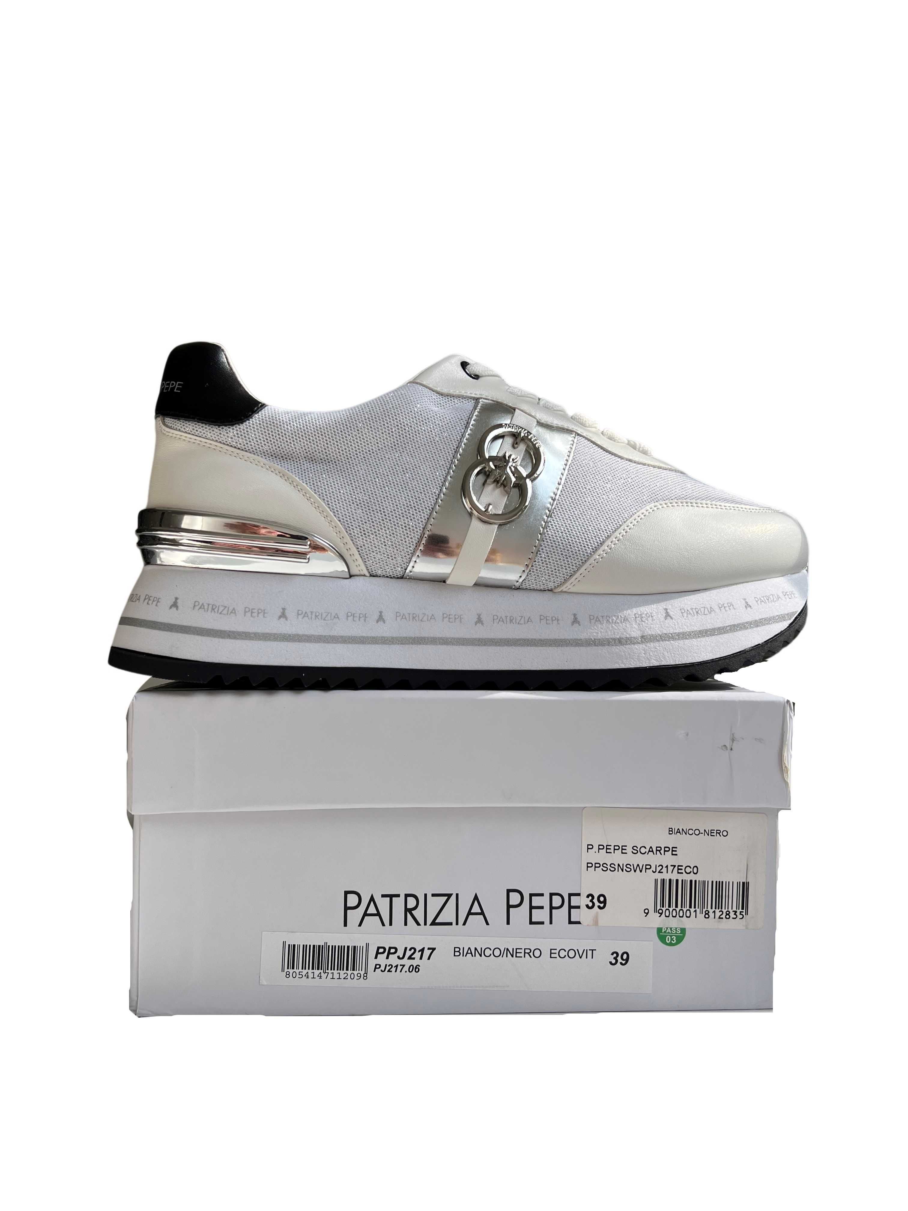 adidasy srebrne patrizia pepe r. 39
