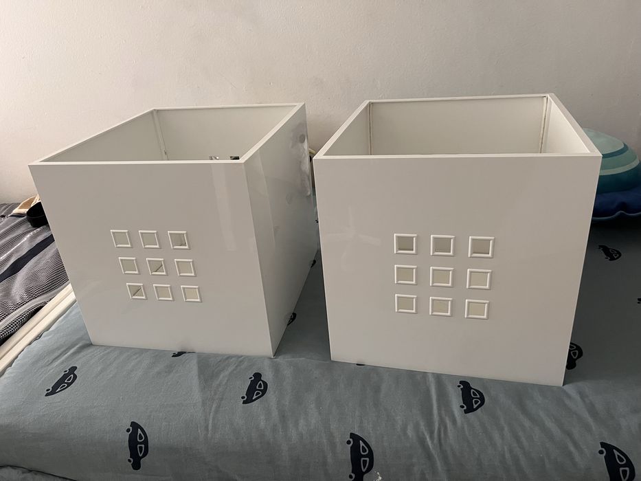 2 caixas ikea kallax