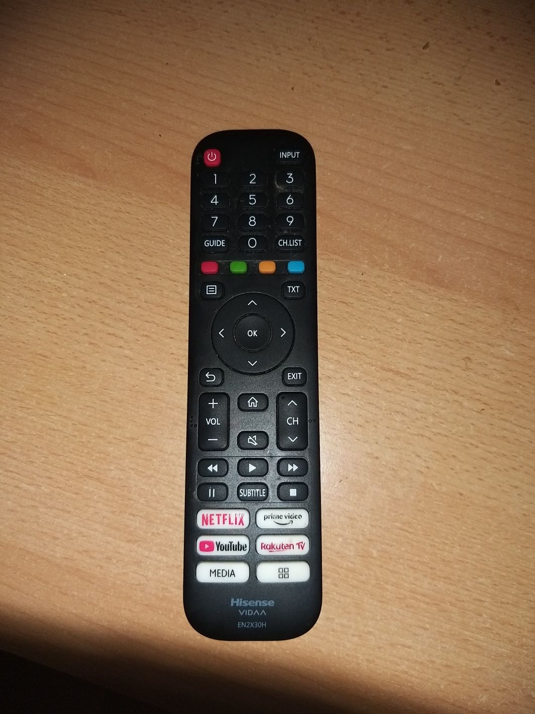 Pilot do tv.Hisense