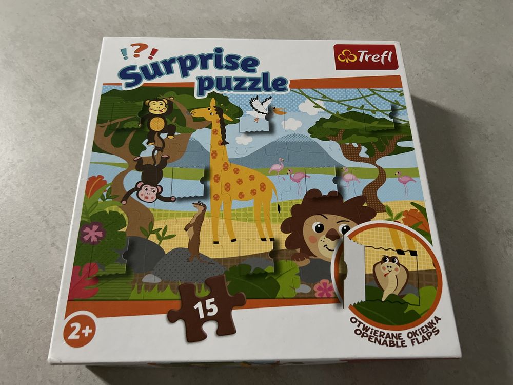 Duże puzzle Trefl otwierane okienka