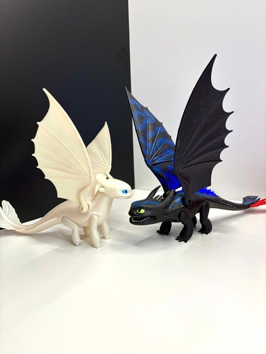 Szczerbatek i Biała Furia smoki Playmobil