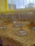 Pucharki do deserów, lodów, drinków - 5 sztuk. Vintage