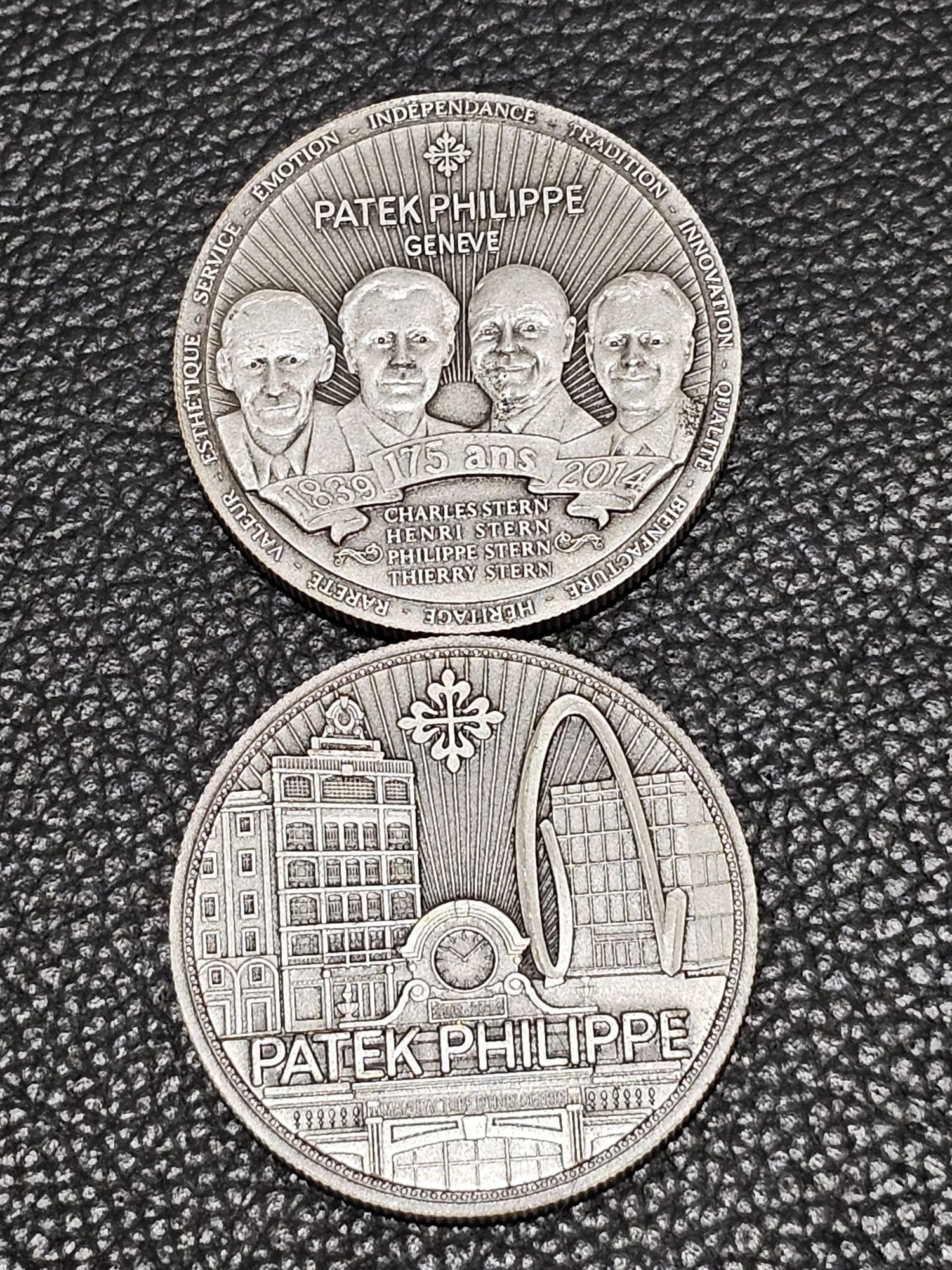Medalha comemorativa PATEK PHILIPPE Marca de relogios de Luxo