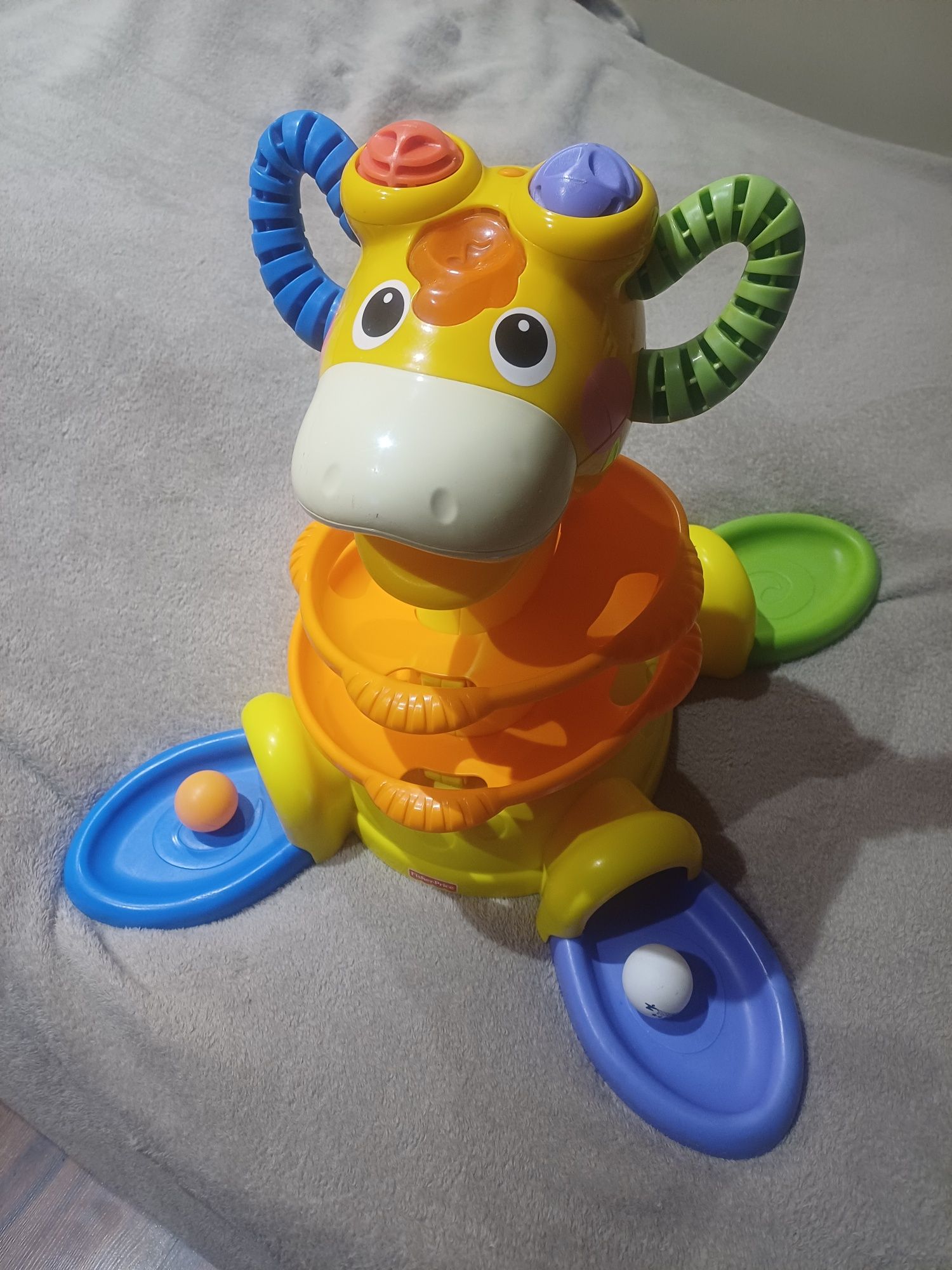Fisher Price żyrafa tor kulkowy