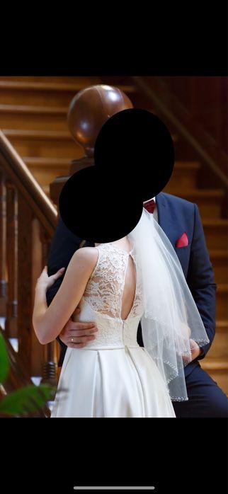 Suknia Ślubna Oksana Mukha 34/36 ecru