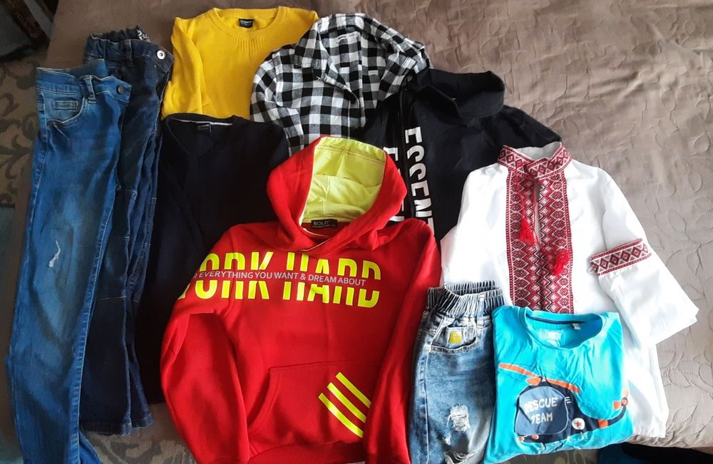 Пакет вещей от 122 до 134