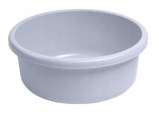 Miska na Pranie 9L Duża Okrągła do Łazienki Misa Plastikowa Granit