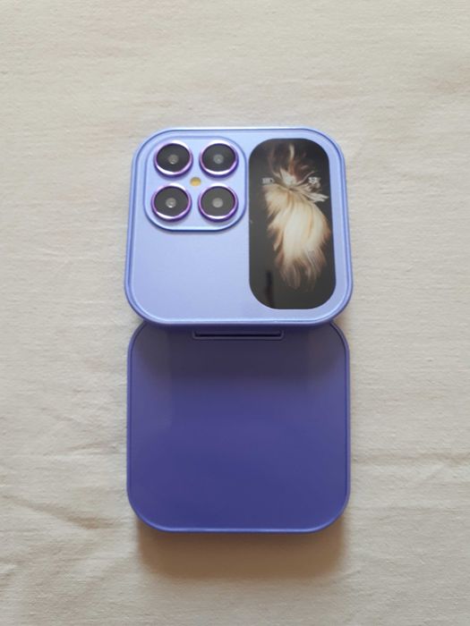 Телефон міні і17 фліп GSM 2 SIM SERVO purple