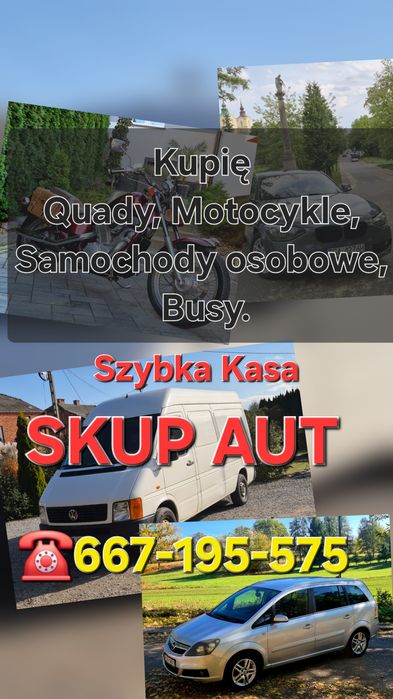 Skup Aut,Motocykli, Quadów, Busy, Wywrotki. Najlepsze ceny