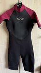 Жіночий гідрокостюм twf 2,5 мм shortie size 12 чорний/сливовий