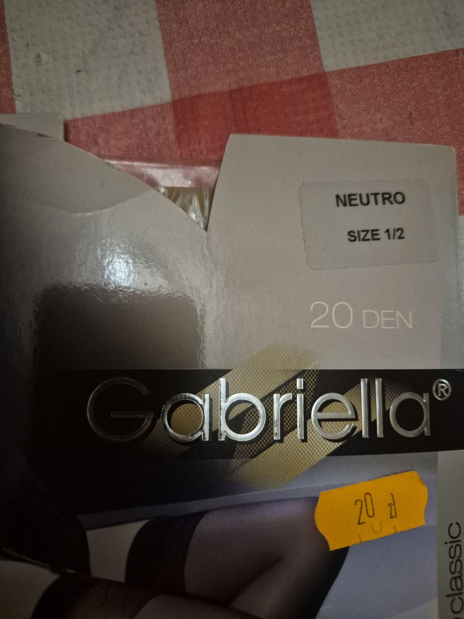 6pack pończoch 1-2 Gabriella nowe calze lycra