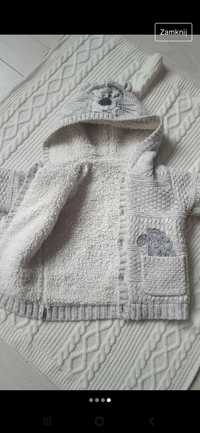 Ocieplany sweter chłopiec/dziewczynka 80-86