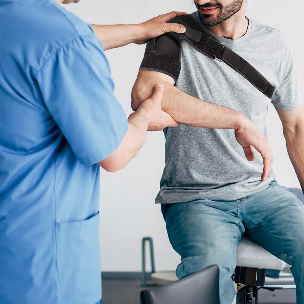 Stabilizator Barku Ramienia Usztywniacz Opaska Orteza na Bark Ramię