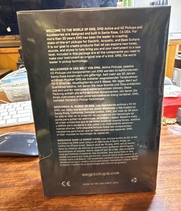 Звукосниматели EMG Daemonum Jim Root Signature Active Zebra