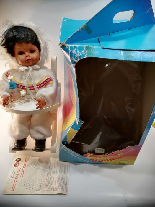 Boneca - Marcellino Dondolino - Gabar Italia - com baloiço