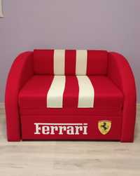 Дитяче крісло диван - кровать Ferrari  с шухлядою для білизни.