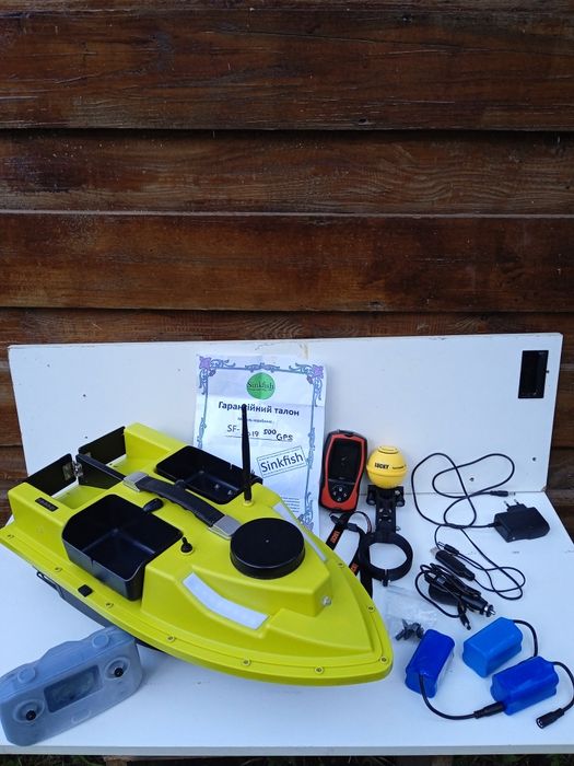 Риболовний кораблик D-19 GPS + ехолот