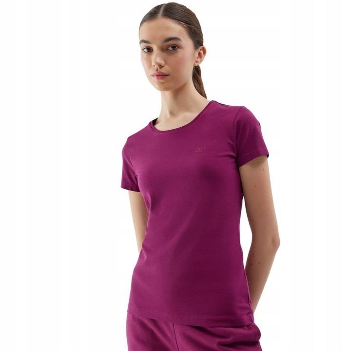 Koszulka Damska 4f T-shirt Podkoszulek Sportowa Na Co Dzień