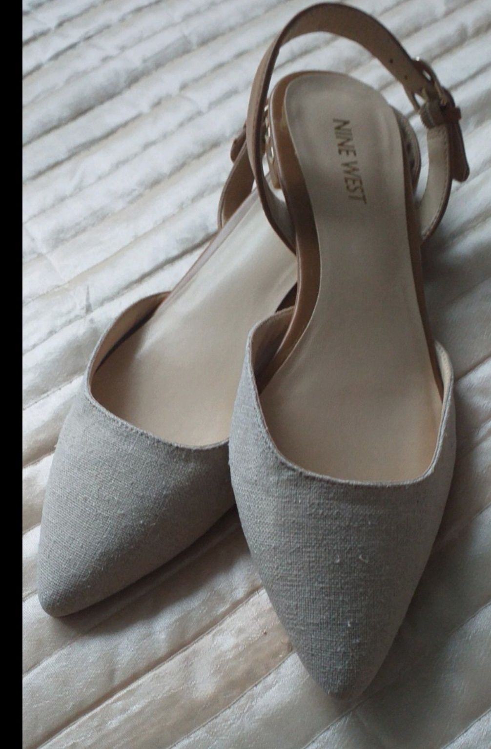 Sandały Nine West Czółenka Damskie Półbuty bez pięty