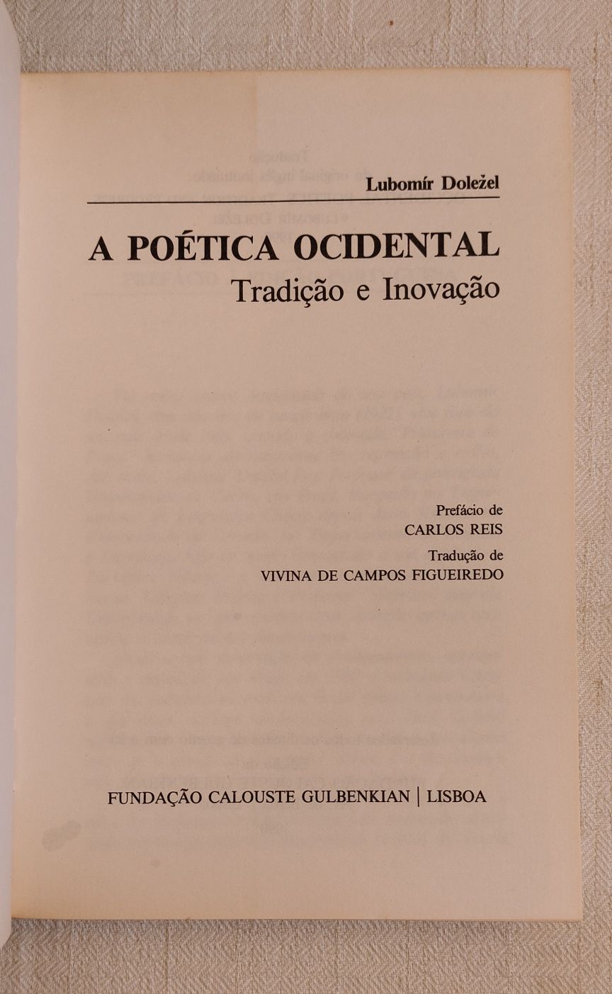 A poética ocidental