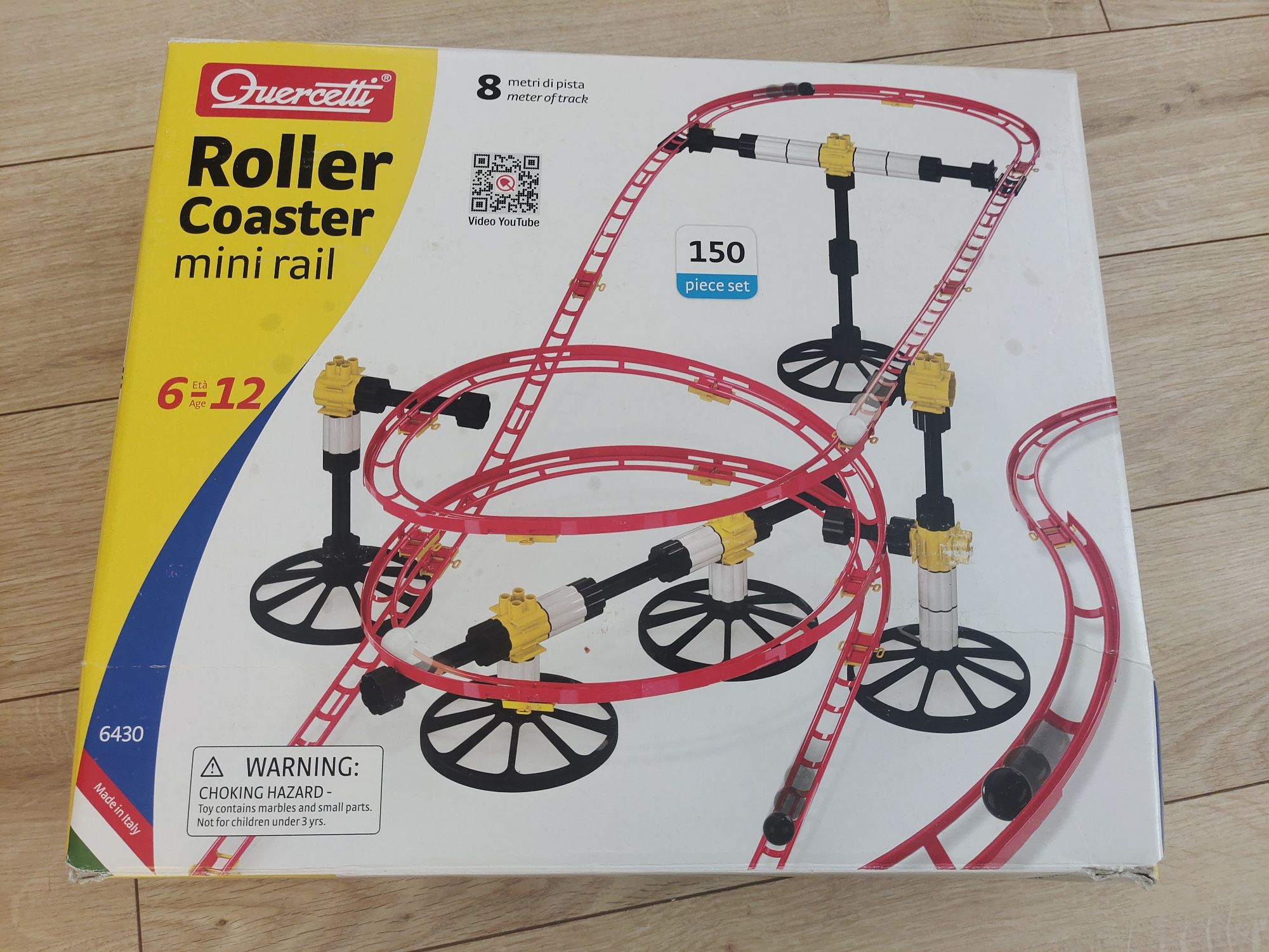 Roller coaster mini rail quercetti tor dla kulek