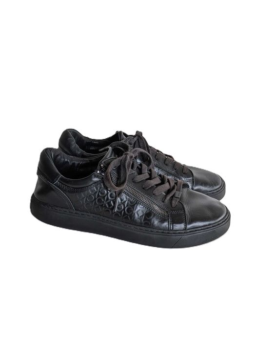 Męskie skórzane sneakersy Calvin Klein Low Top Lace Up, rozmiar 44
