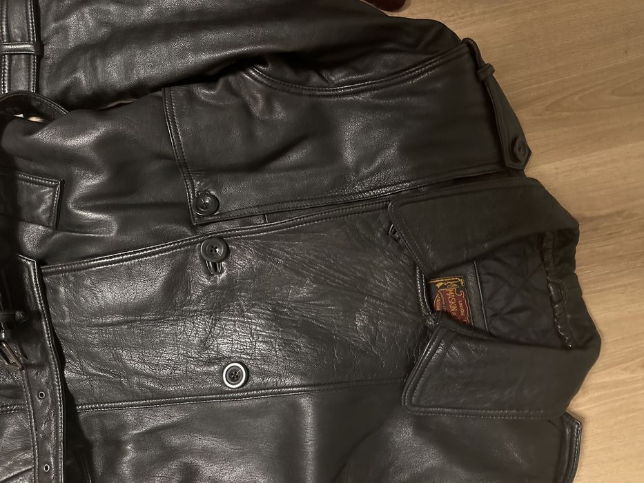 Пальто шкіряне чоловіче